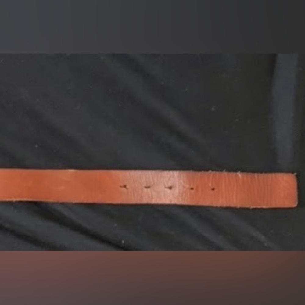 MICHAEL Michael Kors Bubble Logo Brown Pre -Loved Leather Belt - Picture 8 of 15